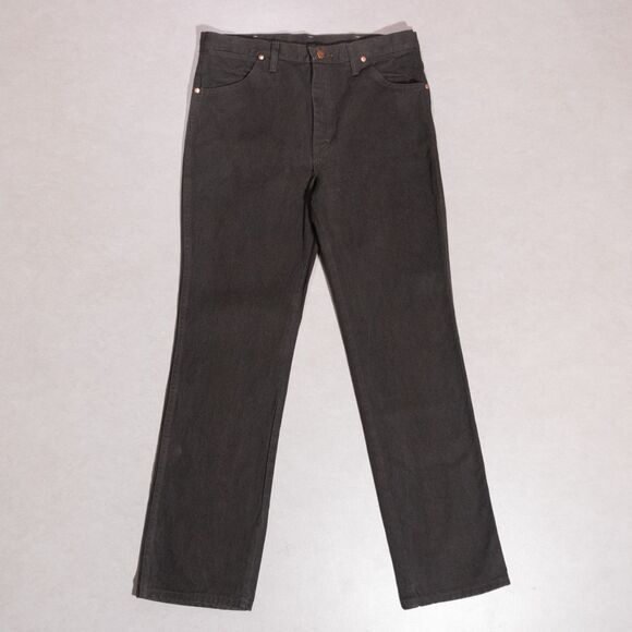 Vintage Wrangler Cowboy Cut Classic Fit Men's Brown Jeans Size 34x32 (936KCL) - Picture 1 of 5